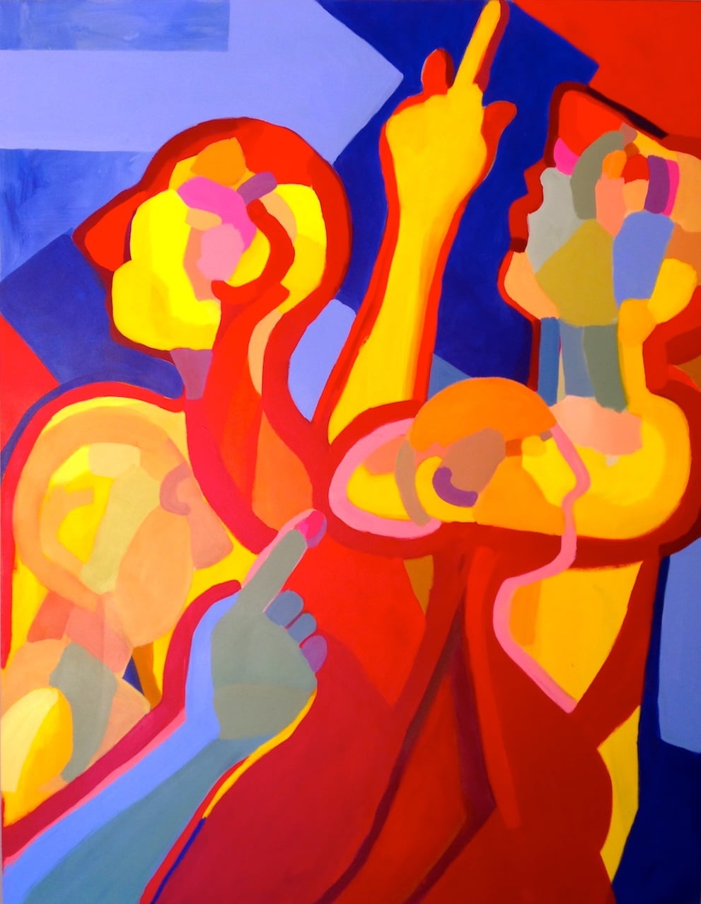 Red And Blue Ways von Olga Lunow